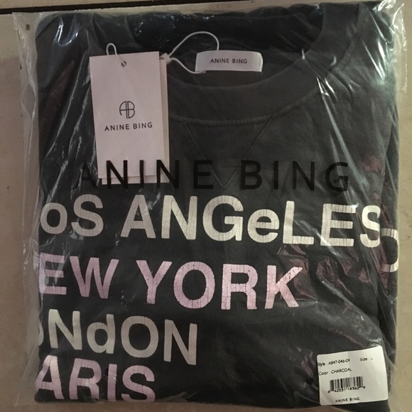 CITY LOVE SWEATSHIRT - CHARCOAL - Picture 2 of 5